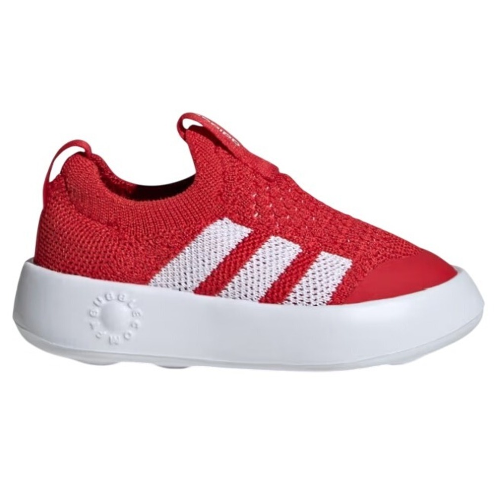 Adidas Red White‎ Toddler Kids Slip On Athletic Shoes Size 10K